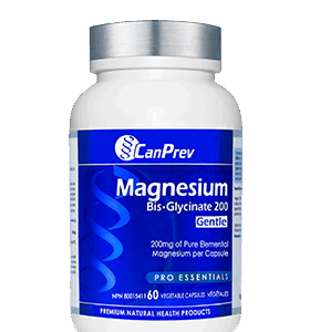 CanPrev – Pure Magnesium Bis-Glycinate 200mg (Gentle) | 240 v-caps
